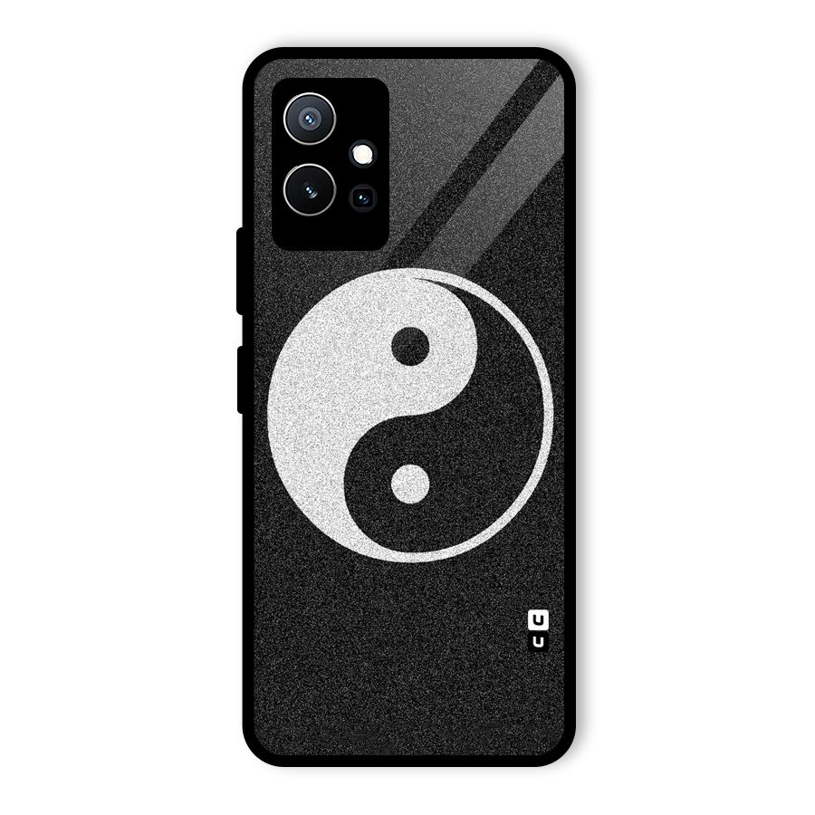Peace Disorted Glass Back Case for Vivo iQOO Z6