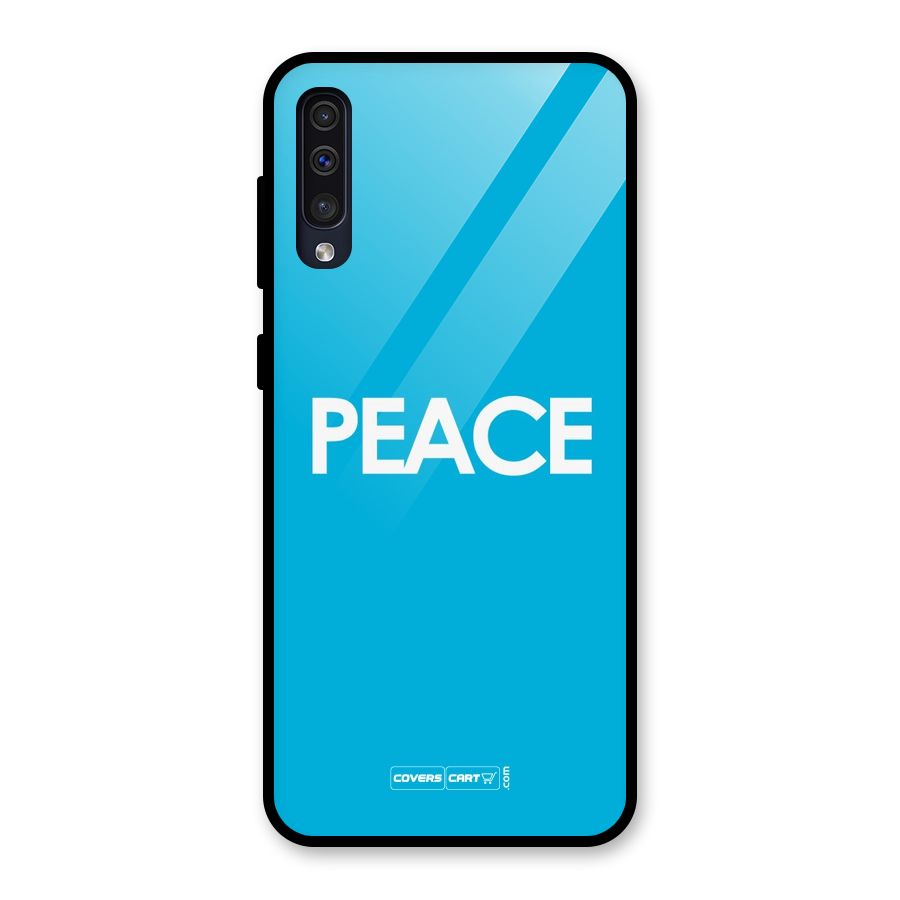 Peace Glass Back Case for Galaxy A30s
