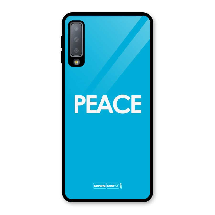 Peace Glass Back Case for Galaxy A7 (2018)