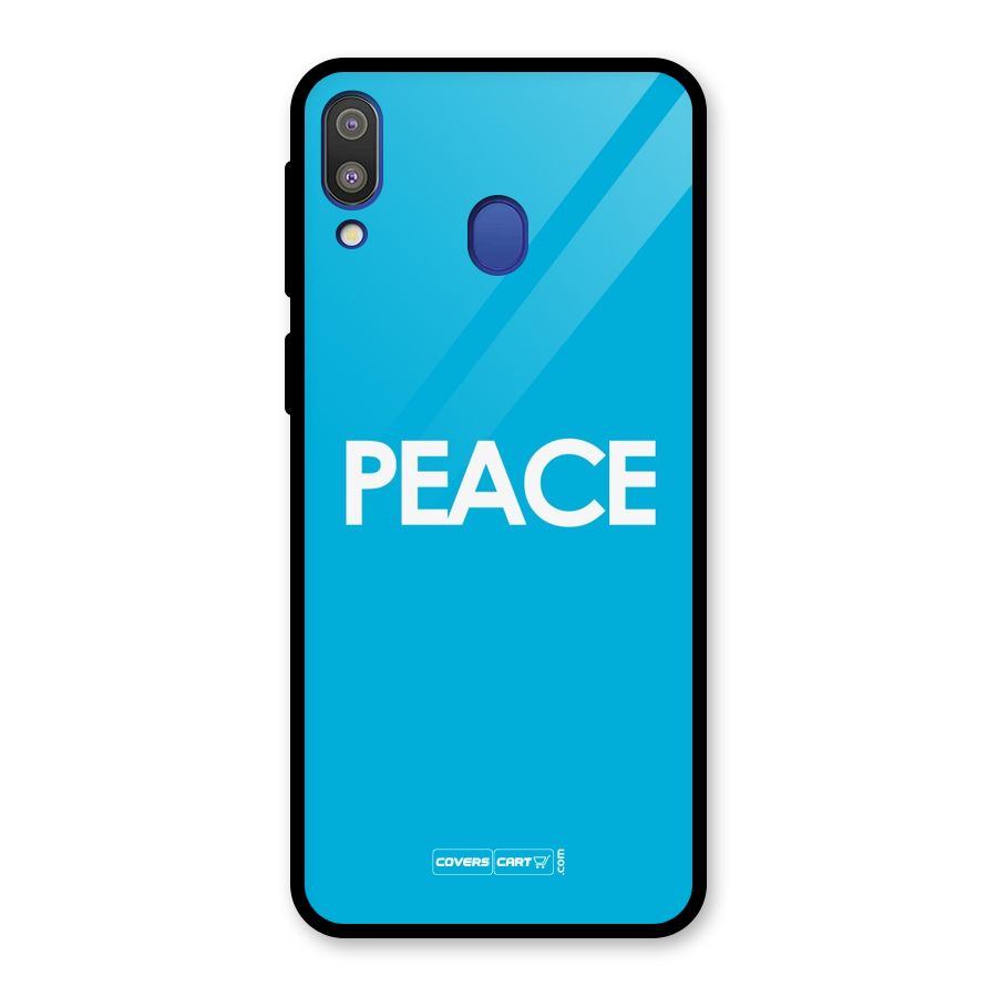 Peace Glass Back Case for Galaxy M20