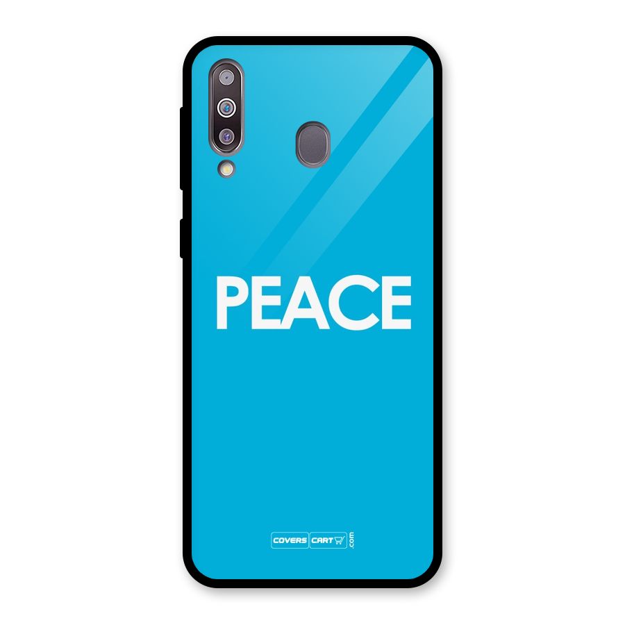 Peace Glass Back Case for Galaxy M30