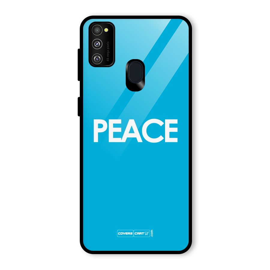 Peace Glass Back Case for Galaxy M30s