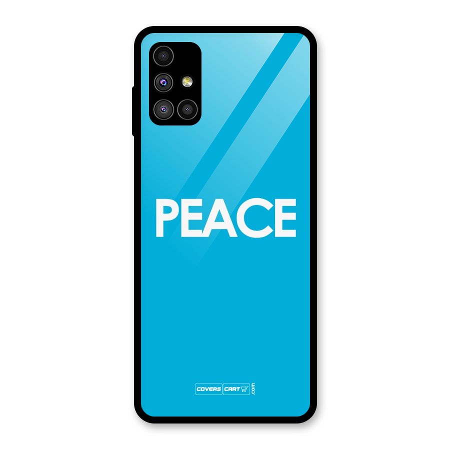 Peace Glass Back Case for Galaxy M51