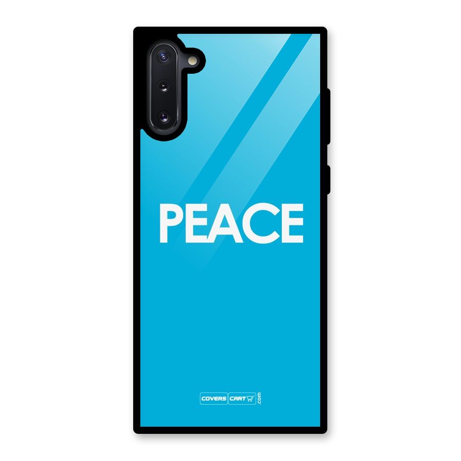 Peace Glass Back Case for Galaxy Note 10