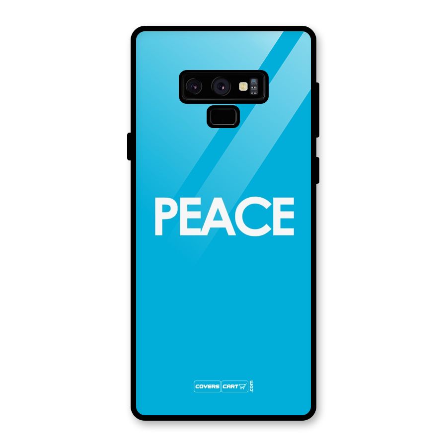 Peace Glass Back Case for Galaxy Note 9