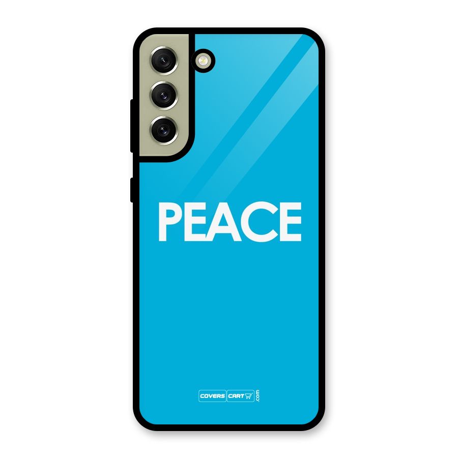 Peace Glass Back Case for Galaxy S21 FE 5G