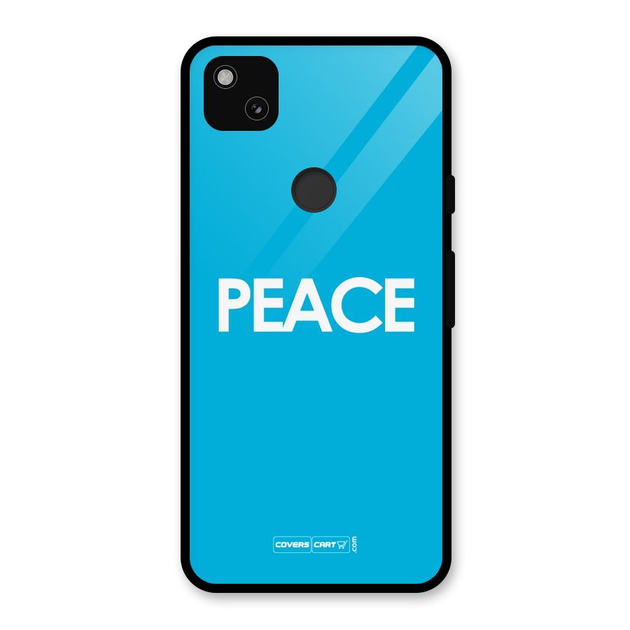 Peace Glass Back Case for Google Pixel 4a