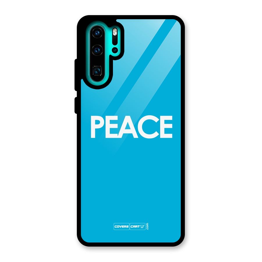 Peace Glass Back Case for Huawei P30 Pro