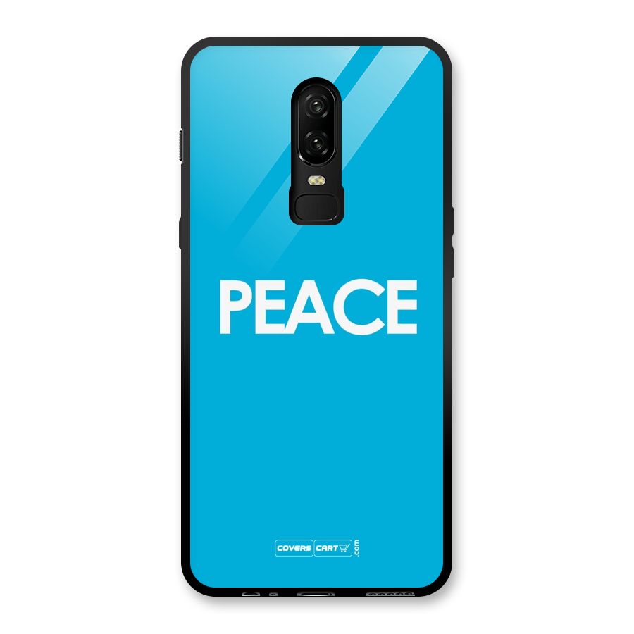 Peace Glass Back Case for OnePlus 6