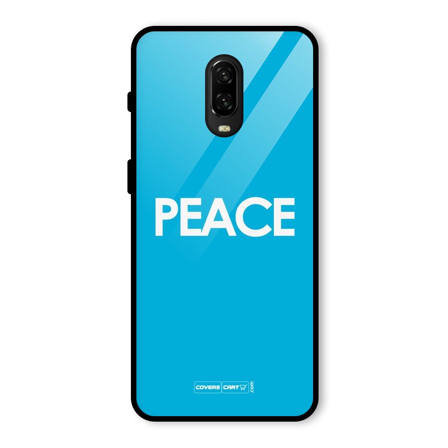 Peace Glass Back Case for OnePlus 6T