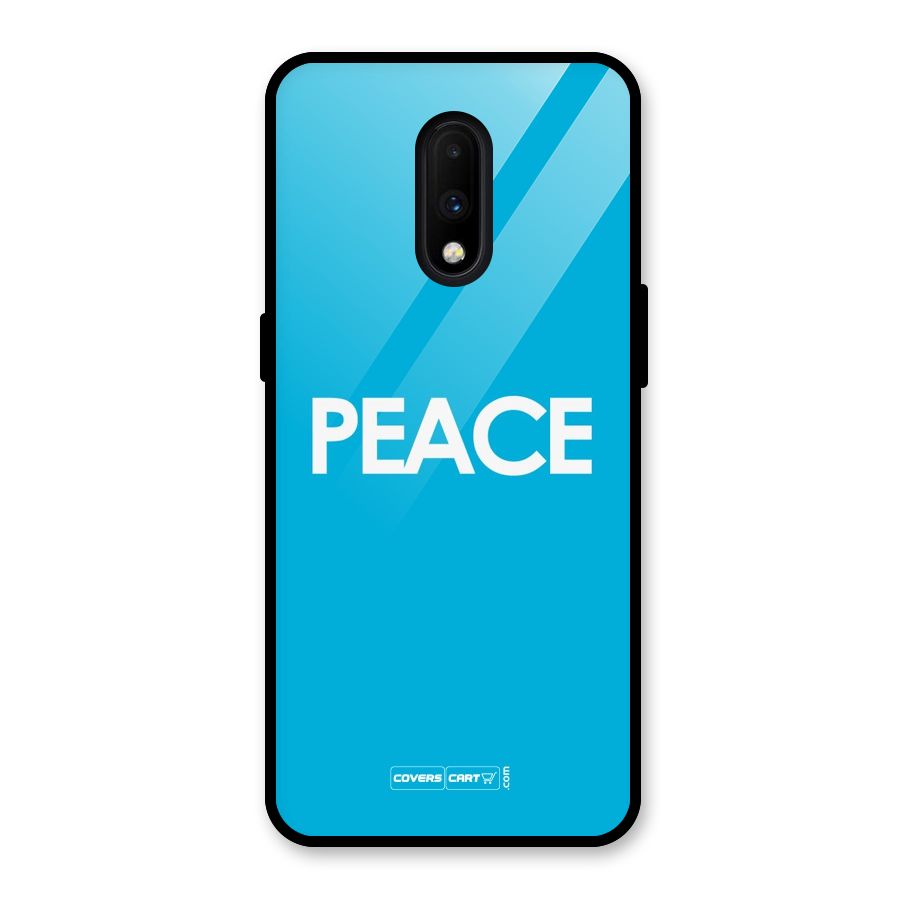 Peace Glass Back Case for OnePlus 7