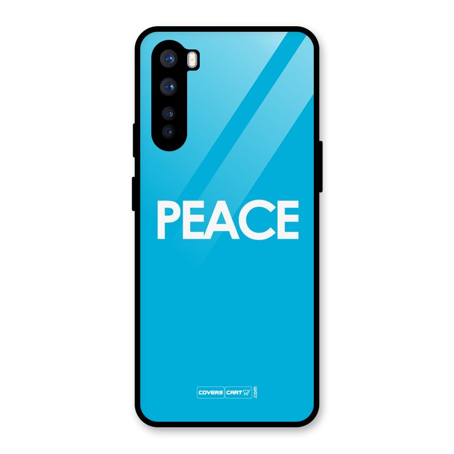 Peace Glass Back Case for OnePlus Nord