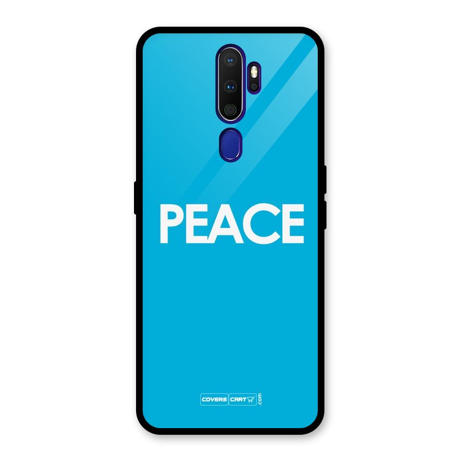 Peace Glass Back Case for Oppo A9 (2020)