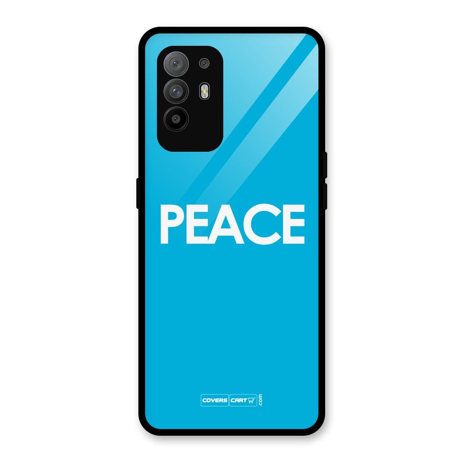 Peace Glass Back Case for Oppo F19 Pro Plus 5G