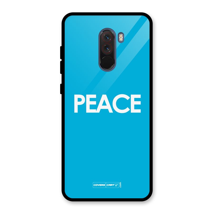 Peace Glass Back Case for Poco F1