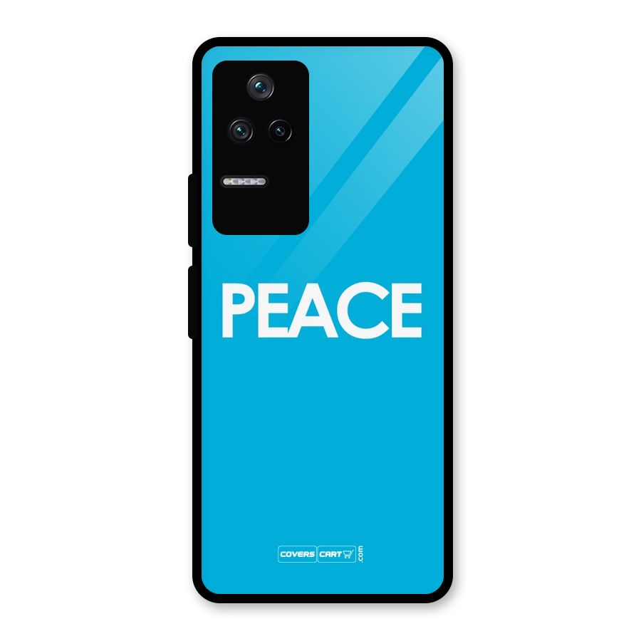 Peace Glass Back Case for Poco F4 5G
