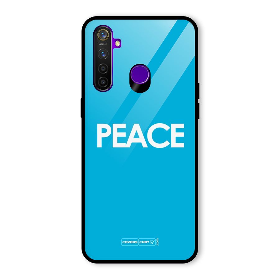 Peace Glass Back Case for Realme 5 Pro