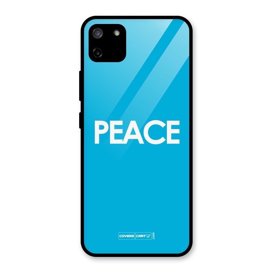 Peace Glass Back Case for Realme C11