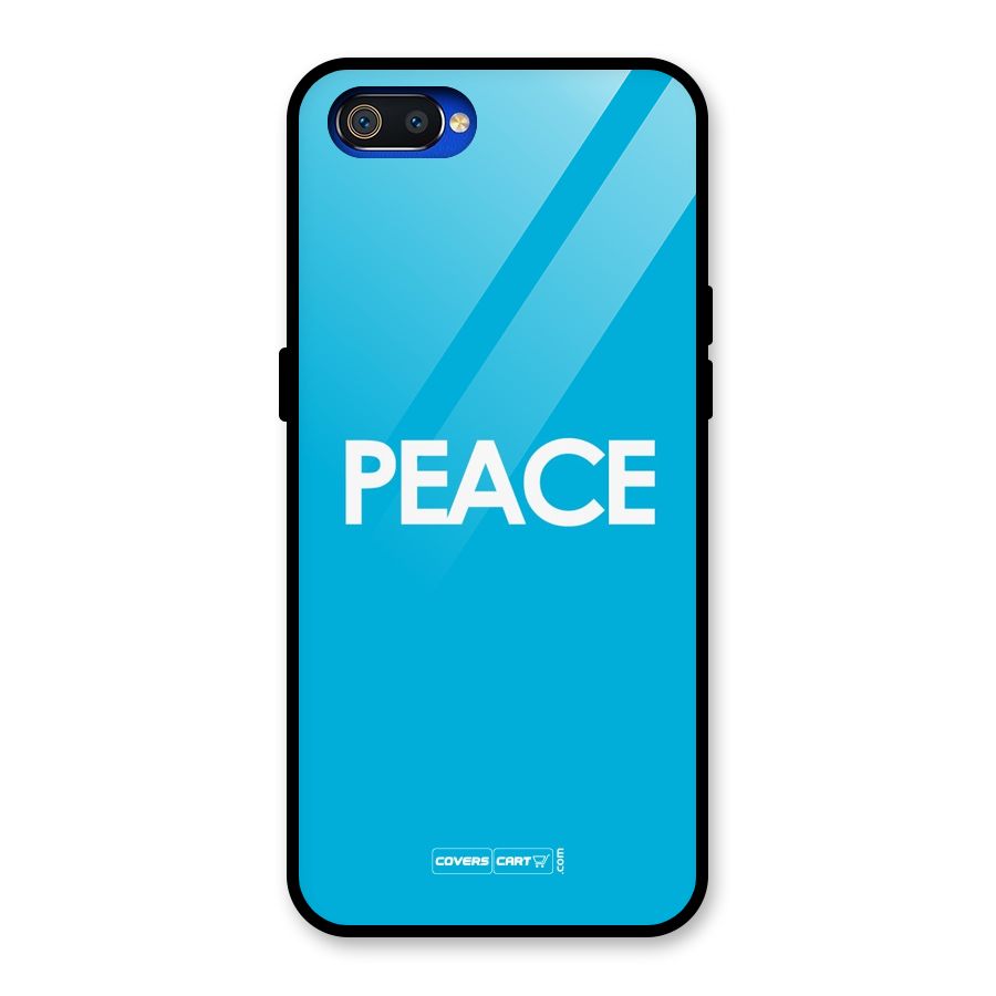 Peace Glass Back Case for Realme C2