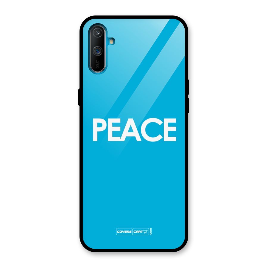 Peace Glass Back Case for Realme C3