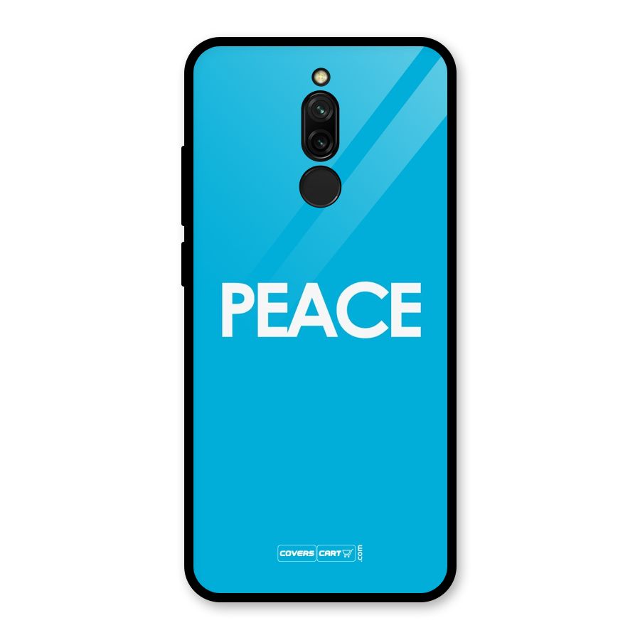Peace Glass Back Case for Redmi 8