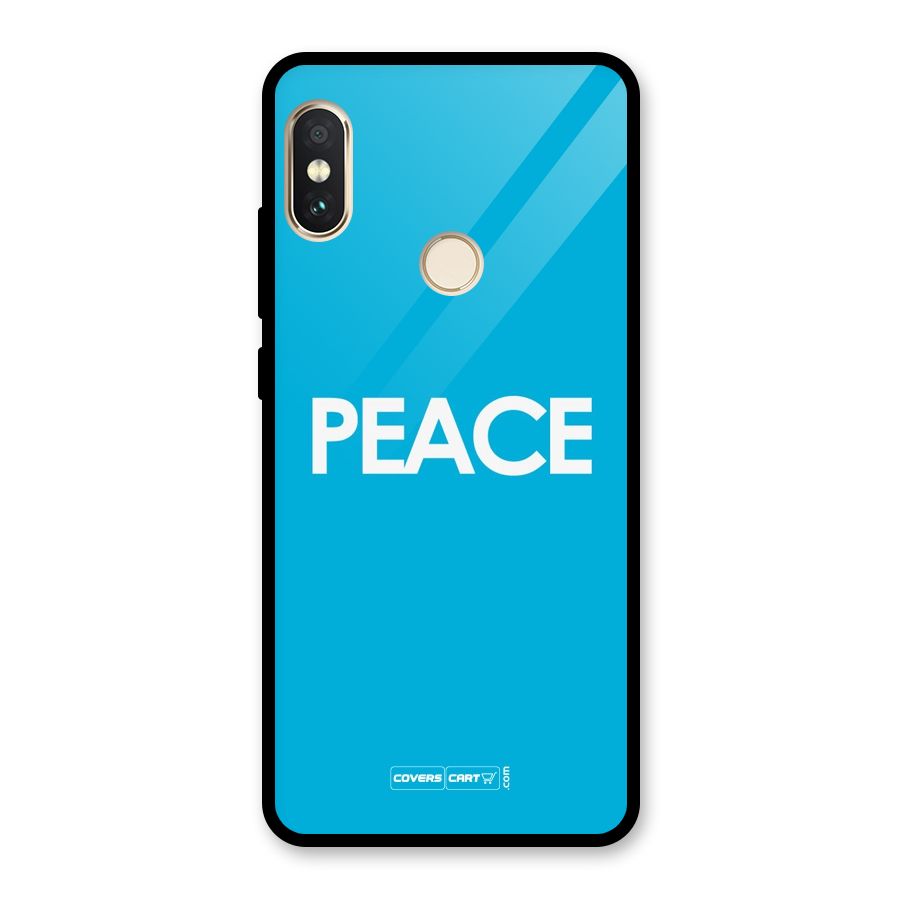 Peace Glass Back Case for Redmi Note 5 Pro