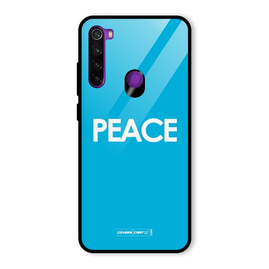 Peace Glass Back Case for Redmi Note 8