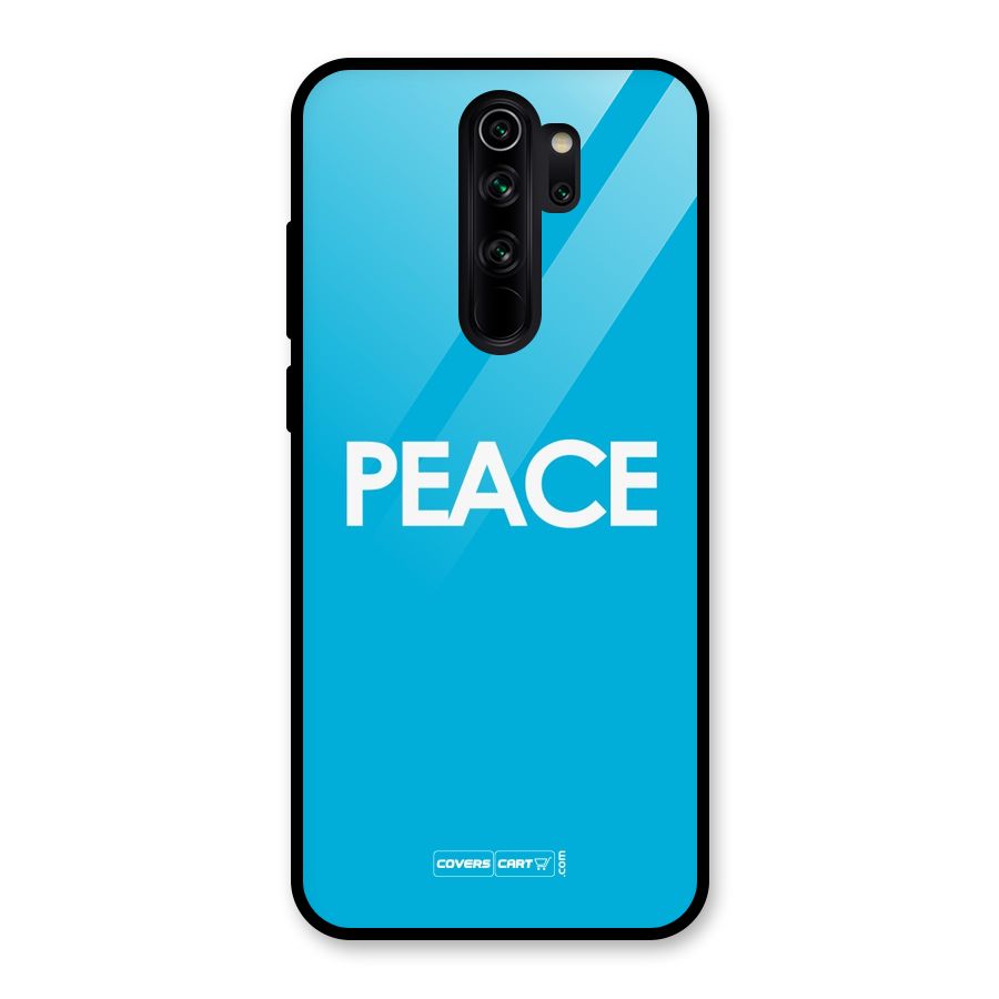 Peace Glass Back Case for Redmi Note 8 Pro