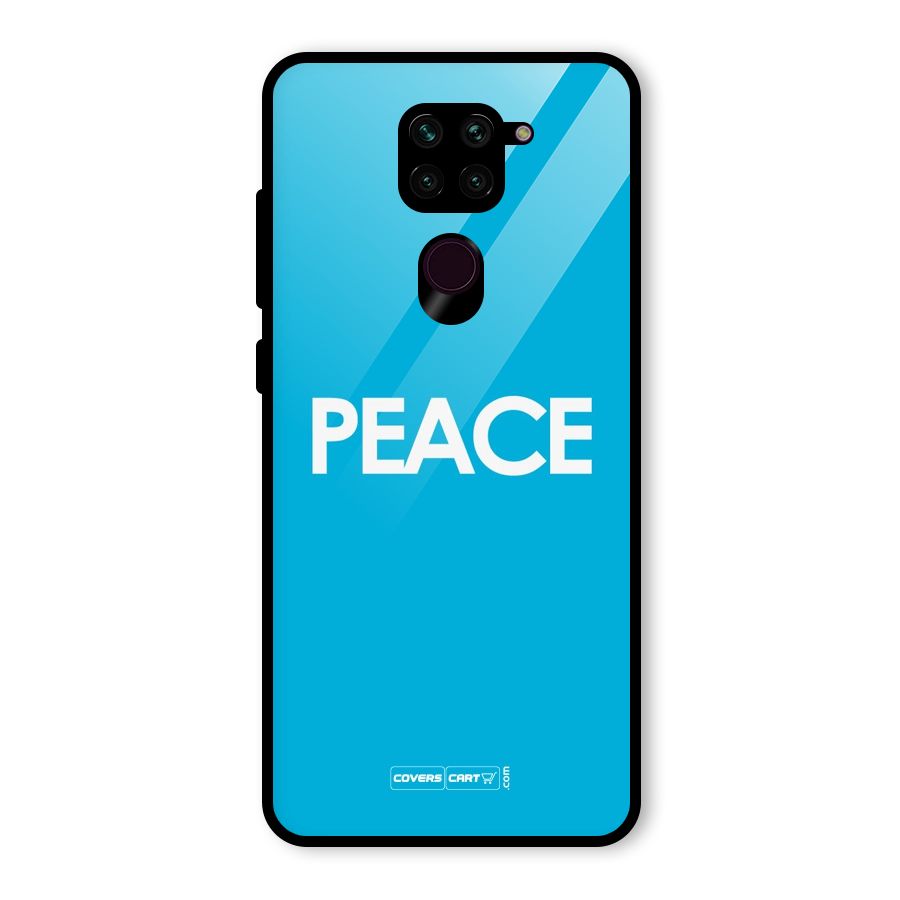 Peace Glass Back Case for Redmi Note 9