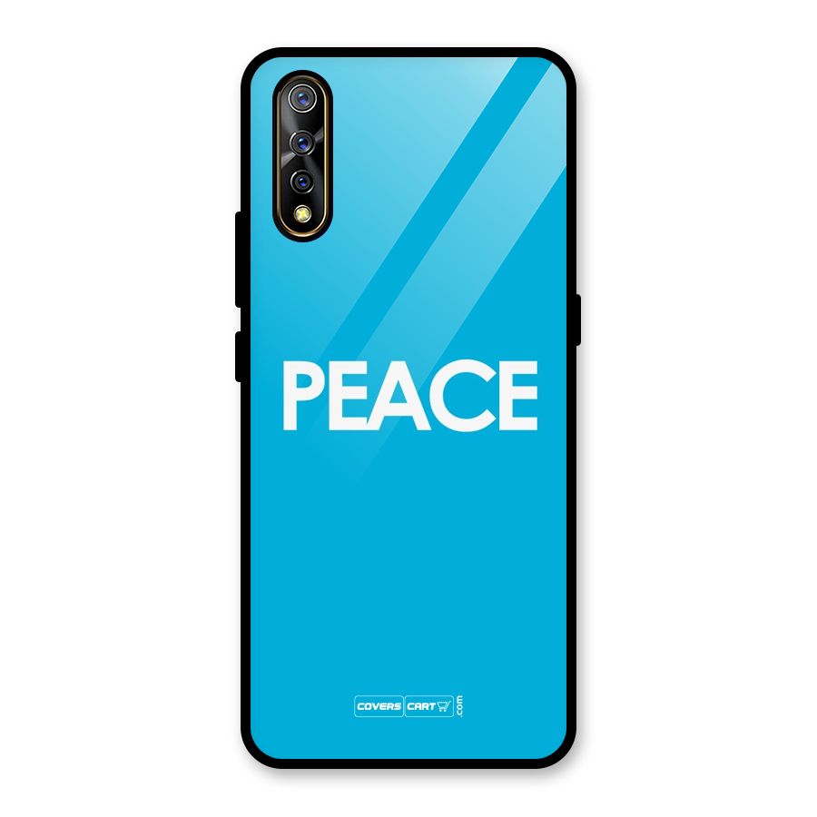 Peace Glass Back Case for Vivo S1