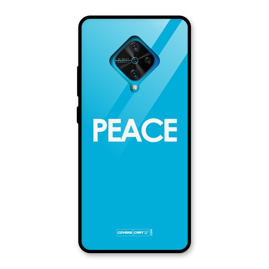 Peace Glass Back Case for Vivo S1 Pro