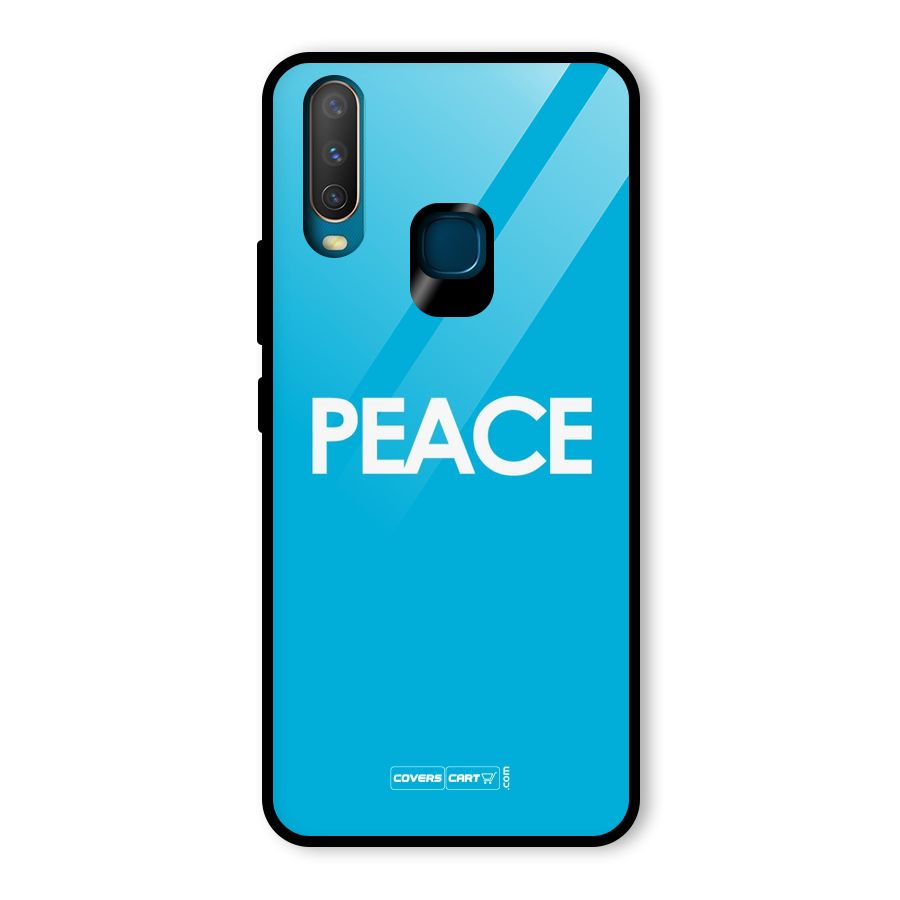 Peace Glass Back Case for Vivo U10