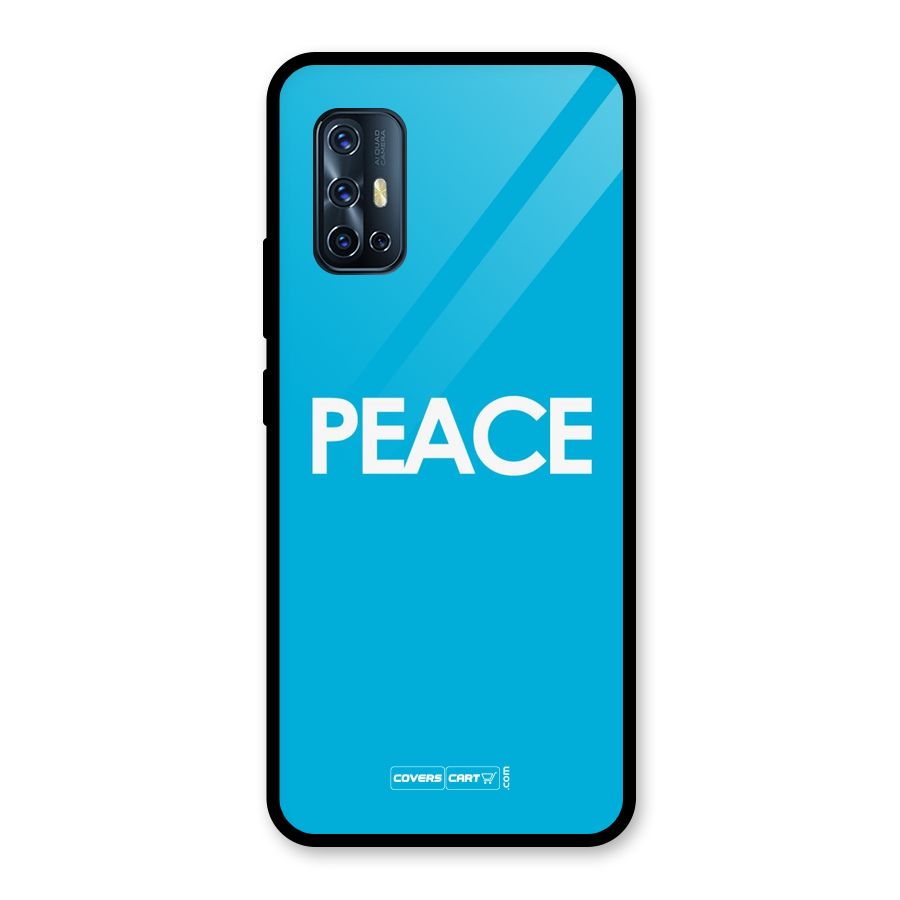 Peace Glass Back Case for Vivo V17
