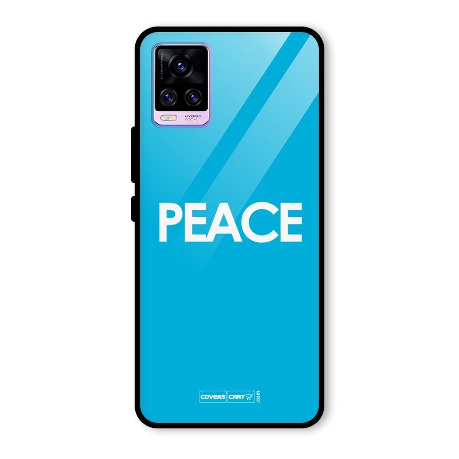 Peace Glass Back Case for Vivo V20 Pro