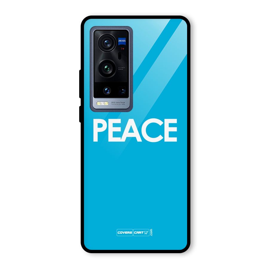 Peace Glass Back Case for Vivo X60 Pro Plus