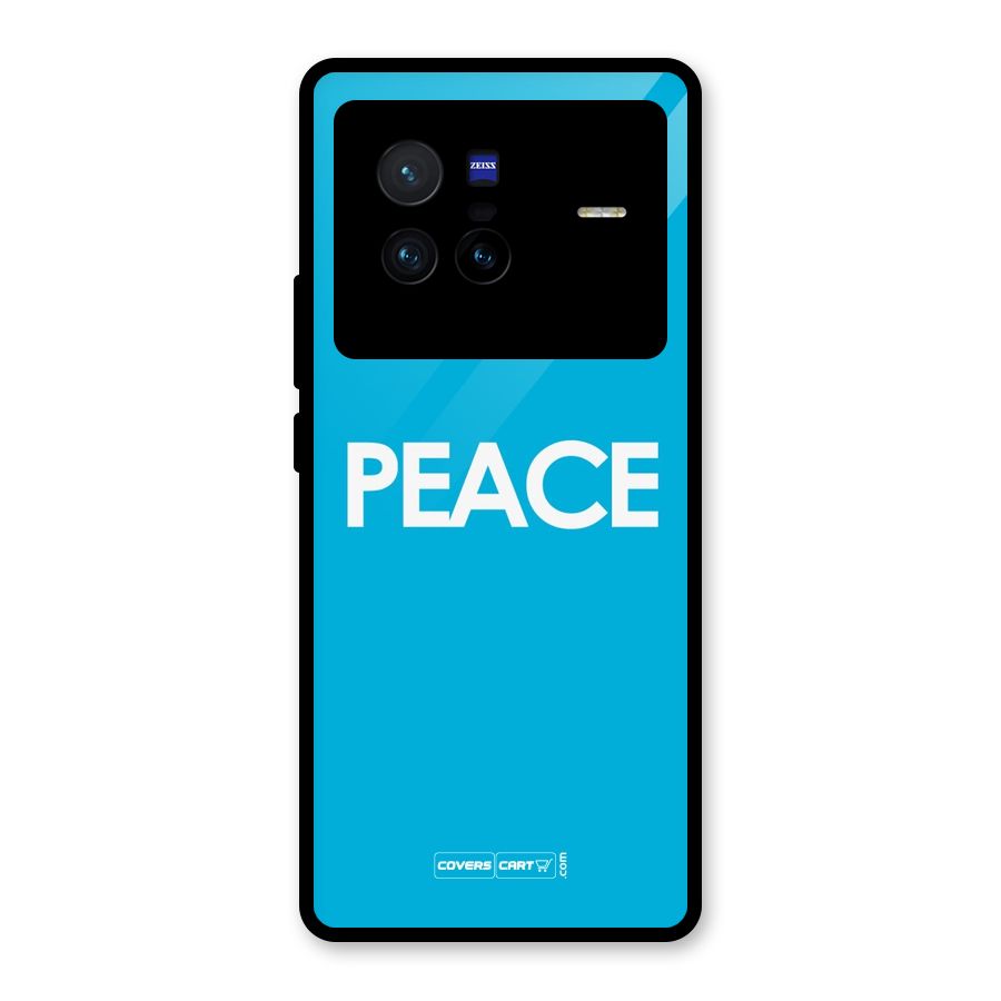 Peace Glass Back Case for Vivo X80