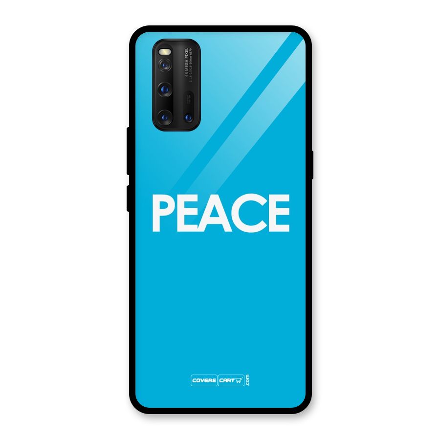 Peace Glass Back Case for Vivo iQOO 3