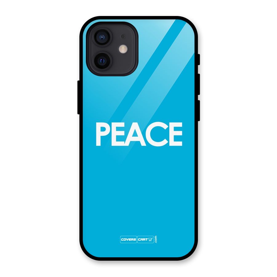 Peace Glass Back Case for iPhone 12