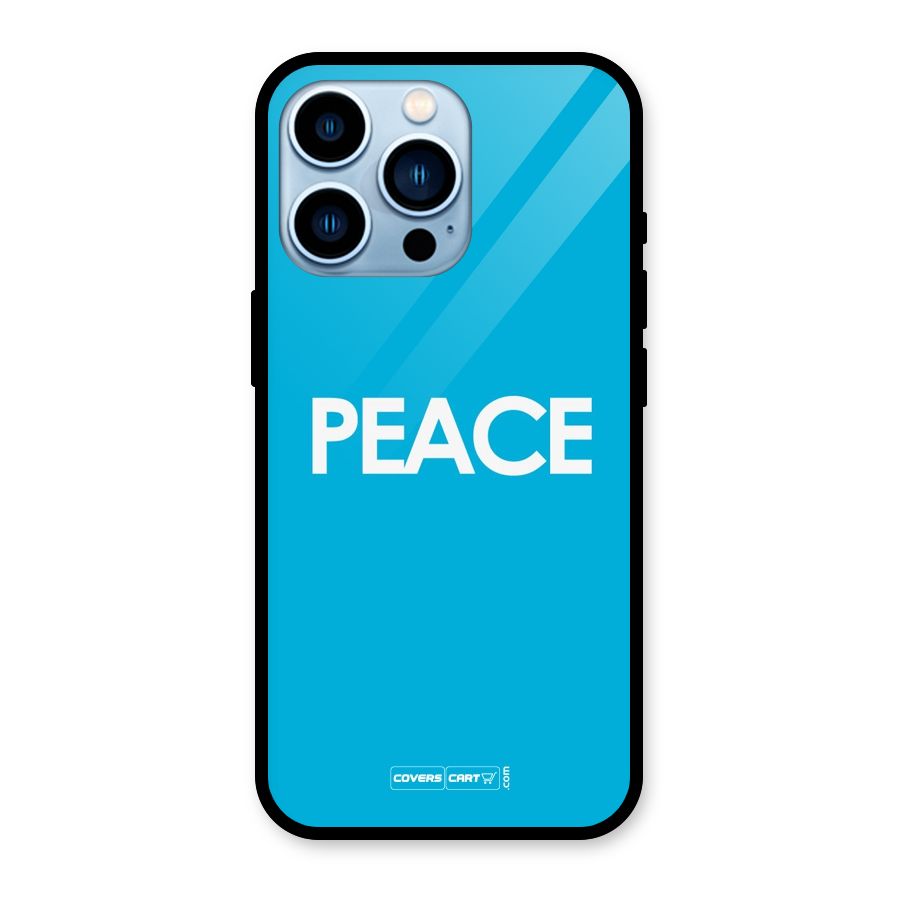 Peace Glass Back Case for iPhone 13 Pro