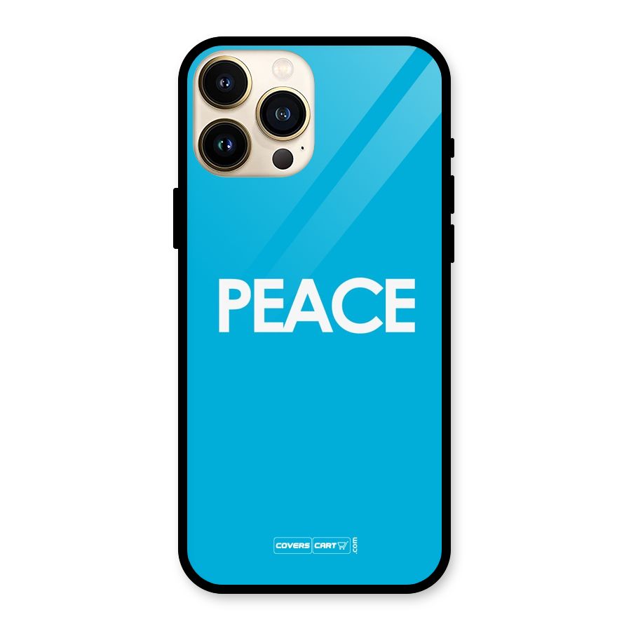 Peace Glass Back Case for iPhone 13 Pro Max