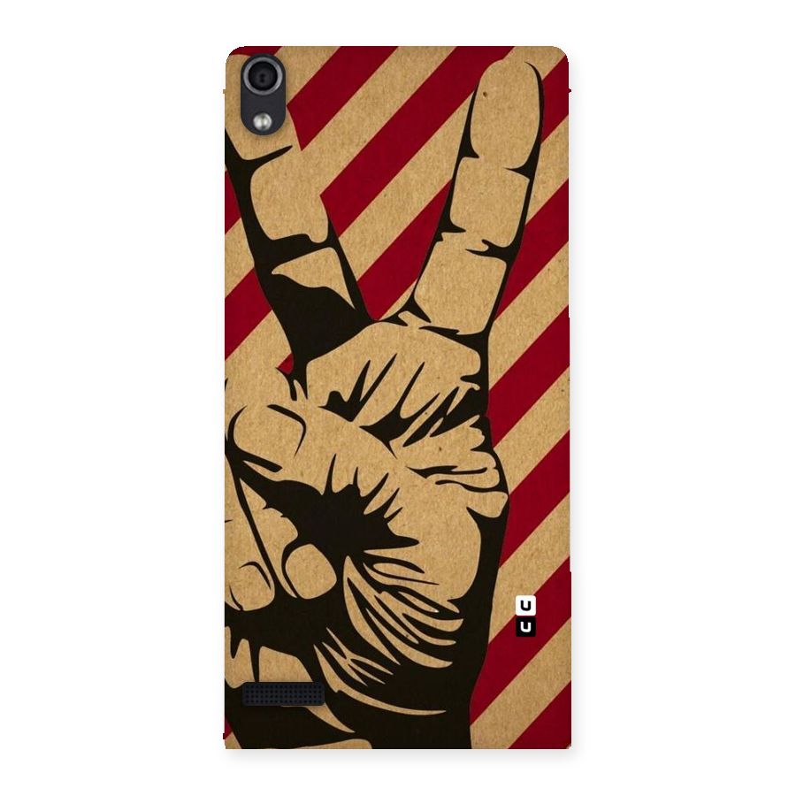 Peace Stripes Back Case for Ascend P6
