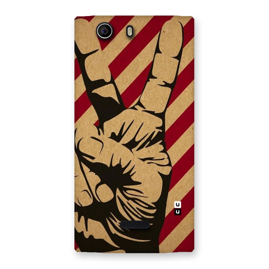 Peace Stripes Back Case for Canvas Nitro 2 E311