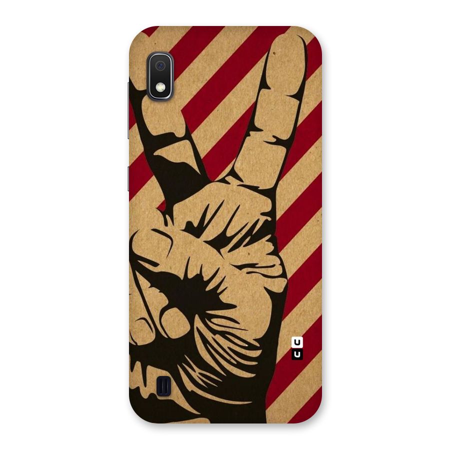 Peace Stripes Back Case for Galaxy A10