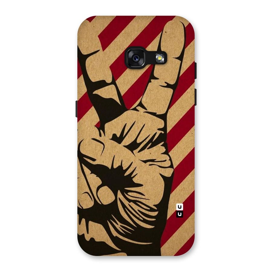 Peace Stripes Back Case for Galaxy A3 (2017)
