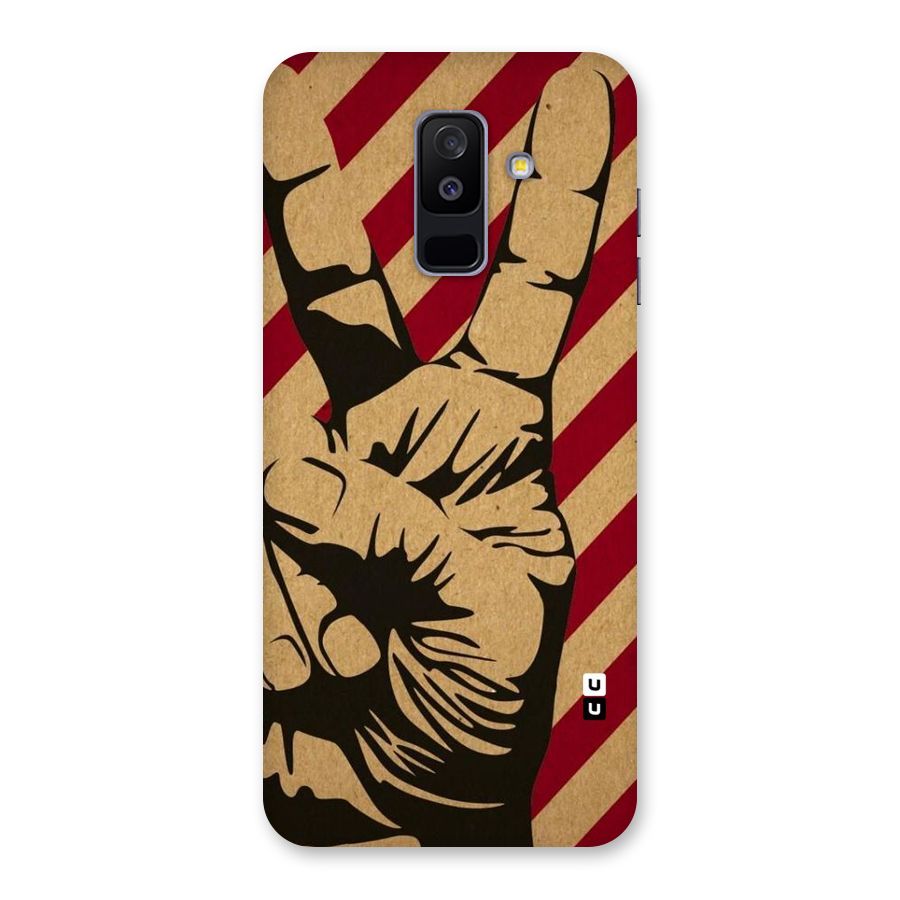 Peace Stripes Back Case for Galaxy A6 Plus