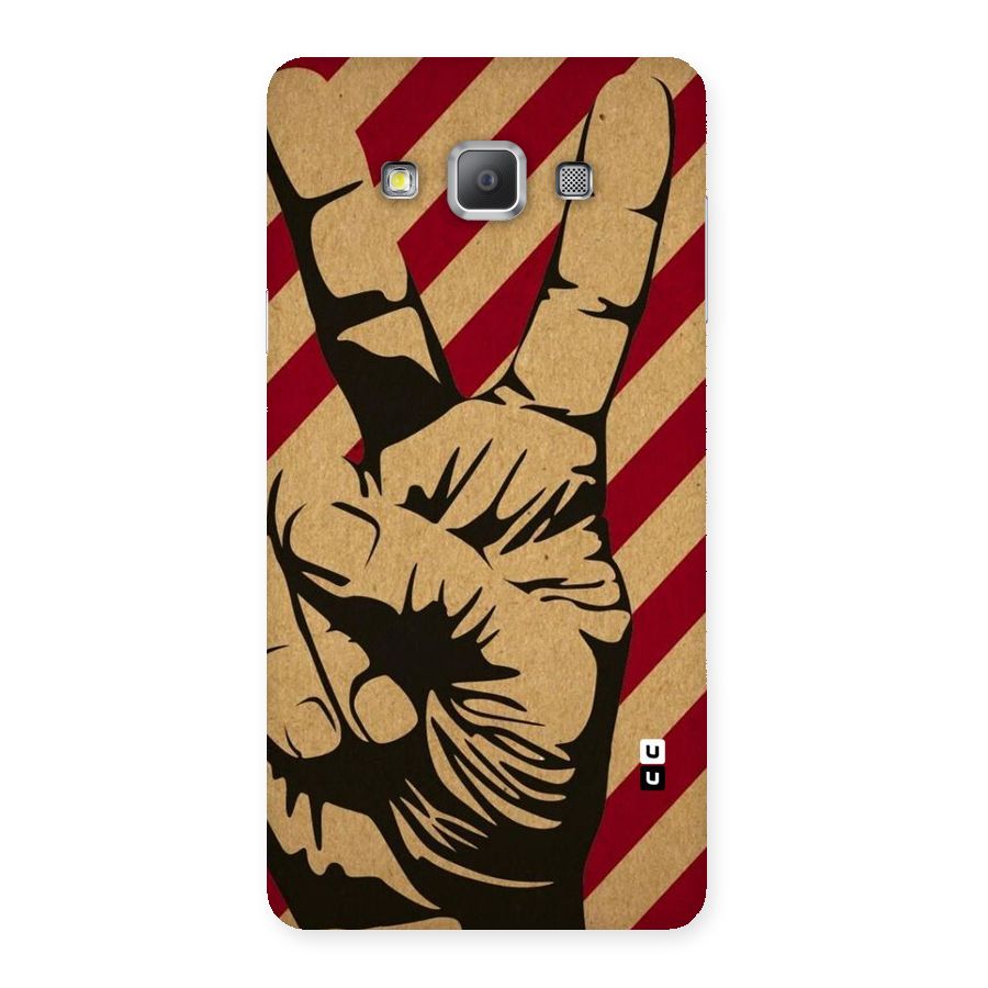Peace Stripes Back Case for Galaxy A7