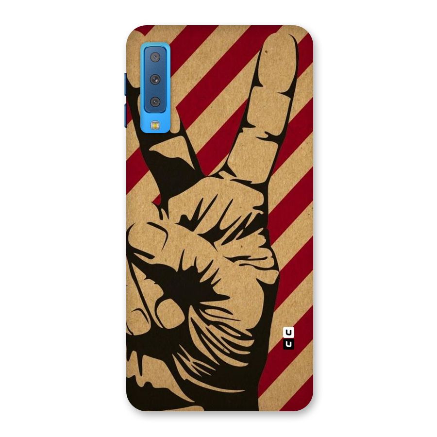 Peace Stripes Back Case for Galaxy A7 (2018)