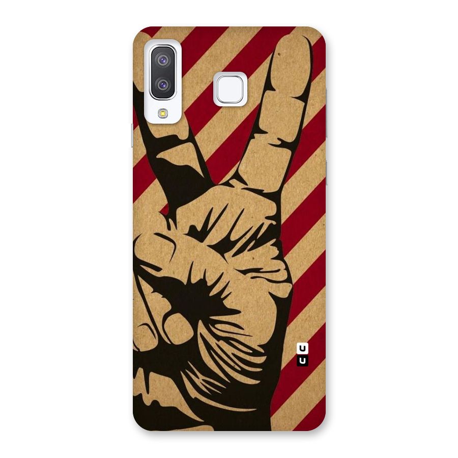 Peace Stripes Back Case for Galaxy A8 Star