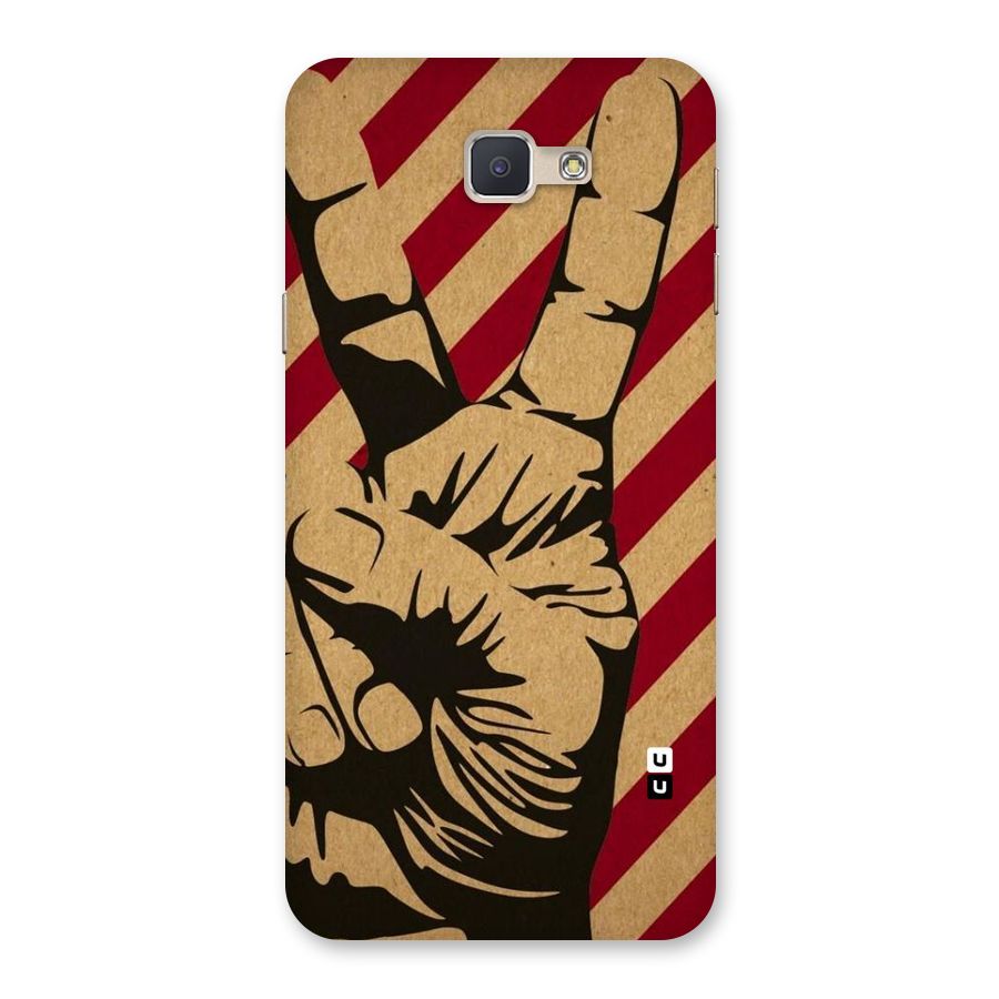 Peace Stripes Back Case for Galaxy J5 Prime