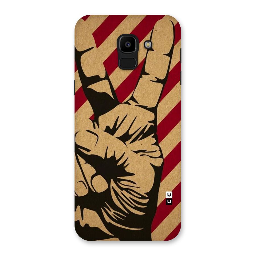 Peace Stripes Back Case for Galaxy J6